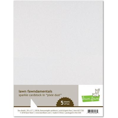 Lawn Fawn Sparkle Cardstock - Pixie Dust