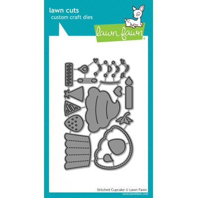 Lawn Fawn Lawn Cuts - Stitched Cupcake