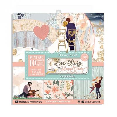 Stamperia Paper Pack Designpapier - Love Story