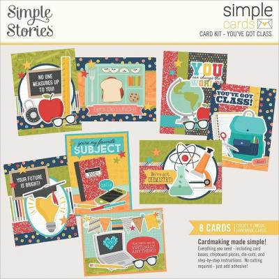 Simple Stories School Life - Cards Kit You've Got Class