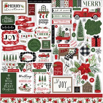 Carta Bella Home For Christmas - Element Sticker