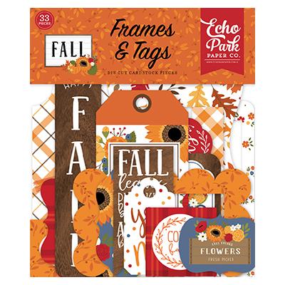 Echo Park Fall Die Cuts - Frames & Tags