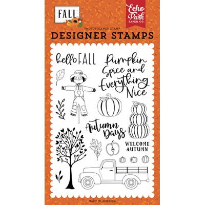 Echo Park Fall Clear Stamps - Welcome Autumn