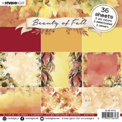 StudioLight Beauty Of Fall Designpapier - Paper Pad Nr.12