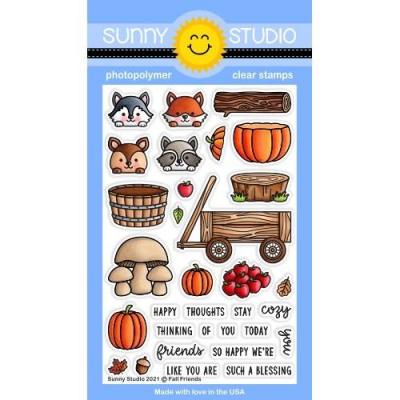 Sunny Studio Clear Stamps - Fall Friends