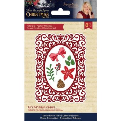 Crafter's Companion Twas The Night Before Christmas Metal Die - Decorative Frame