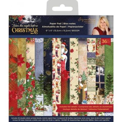 Crafter's Companion Twas The Night Before Christmas Designpapier - Paper Pad