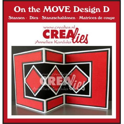 Crealies Stanzschablonen - On The Move Design D