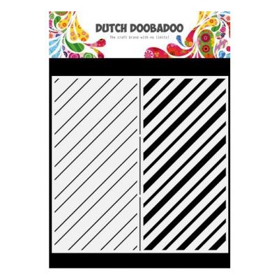 Dutch DooBaDoo Mask Art Stencil - Slimline Streifen
