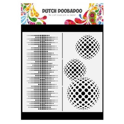 Dutch DooBaDoo Mask Art Stencil - Slimline Kreise