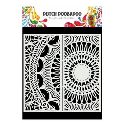 Dutch DooBaDoo Mask Art Stencil - Slimline Mandala