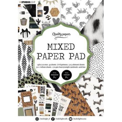StudioLight Essentials Designpapier - Wilde Tiere Paper Pad