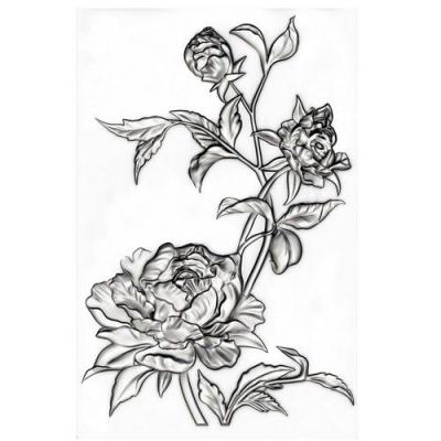 Sizzix 3-D Texture Fades Embossing Folder - Mini Roses