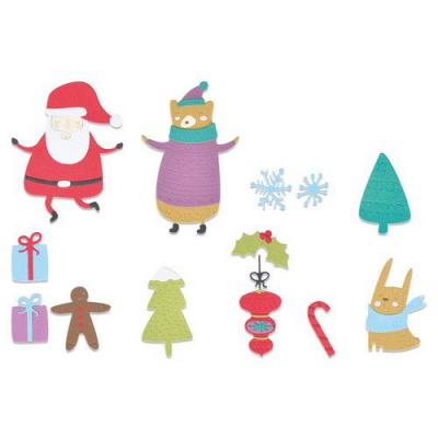 Sizzix Thinlits Die Set - Doodle Christmas