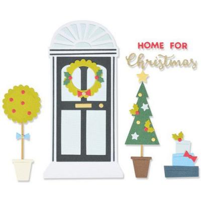 Sizzix Thinlits Die Set - Home For Christmas