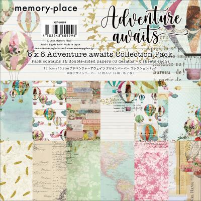 Asuka Studio Memory Place Adventure Awaits Designpapier - Paper Pack