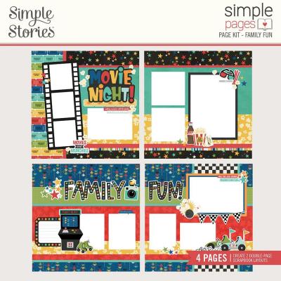 Simple Stories Simple Designpapier - Pages Kit Family Fun