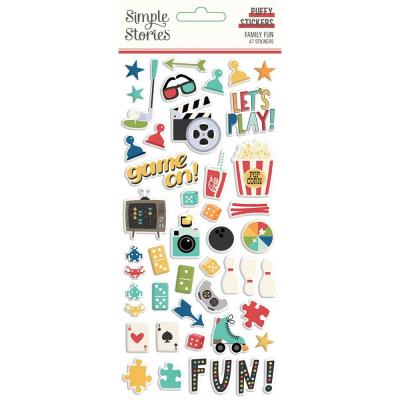 Simple Stories Family Fun - Puffy Stickers