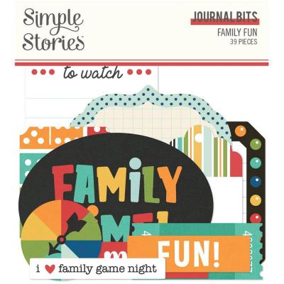 Simple Stories Family Fun Die Cuts - Journal Bits