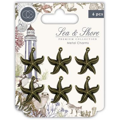 Craft Consortium Sea & Shore - Star Fish Metal Charms