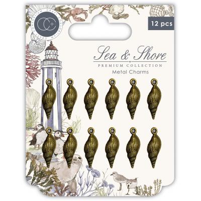 Craft Consortium Sea & Shore - Shells Metal Charms