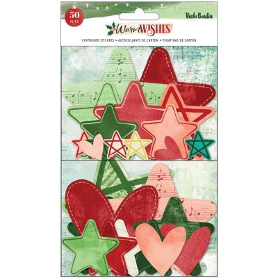 American Crafts Vicki Boutin Warm Wishes Sticker - Chipboard Stickers