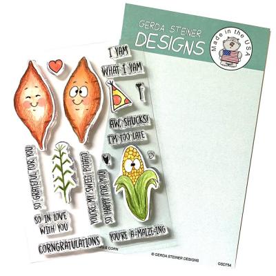 Gerda Steiner Clear Stamps - Yams & Corn