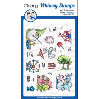 Whimsy Stamps Clear Stamps - Gnome Fair Fun