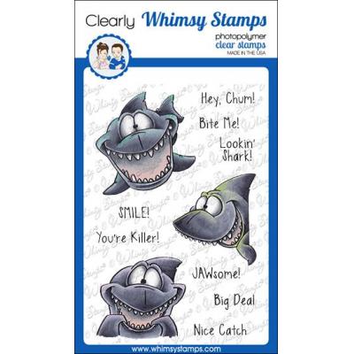 Whimsy Stamps Clear Stamps - Lookin' Shark