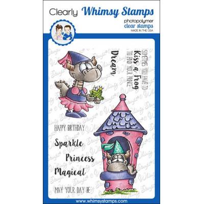 Whimsy Stamps Clear Stamps - Princess Dragons