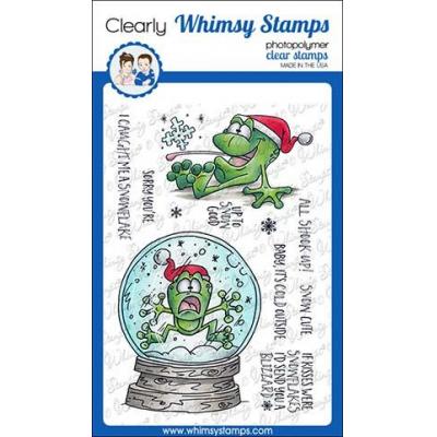 Whimsy Stamps Clear Stamps - Toadally Snowy