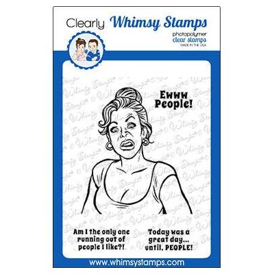Whimsy Stamps Stempel - Meme People