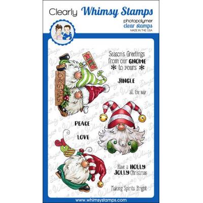 Whimsy Stamps Clear Stamps - Gnome For Christmas