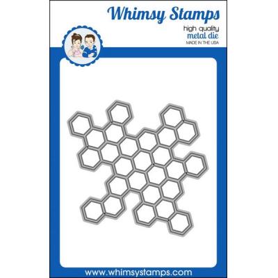 Whimsy Stamps Die Set - Honeycomb Pattern