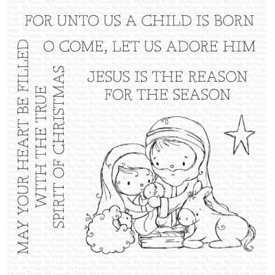 My Favorite Things Clear Stamps - Away In A Manger
