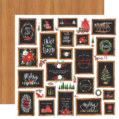 Carta Bella Happy Christmas Designpapier - Christmas Signs