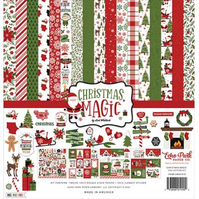 Echo Park Christmas Magic Designpapier - Collection Kit