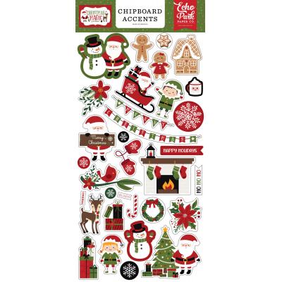 Echo Park Christmas Magic Sticker - Chipboard Accents