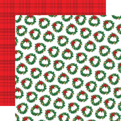 Carta Bella Christmas Cheer Designpapier - Wreath Wonderland