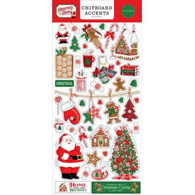Carta Bella Christmas Cheer Sticker - Chipboard Accents