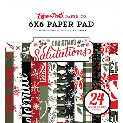 Echo Park Salutations Christmas Designpapier - Paper Pad