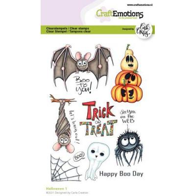 CraftEmotions Clear Stamps - Halloween