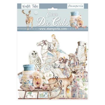 Stamperia Winter Tales Die Cuts  -  Clear Die Cuts