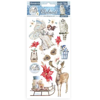 Stamperia Winter Tales - Chipboard