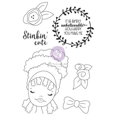 Prima Marketing Julie Nutting Cling Stamps - Doll Stamp Jamila