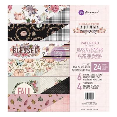 Prima Marketing Hello Pink Autumn Designpapier - Paper Pad