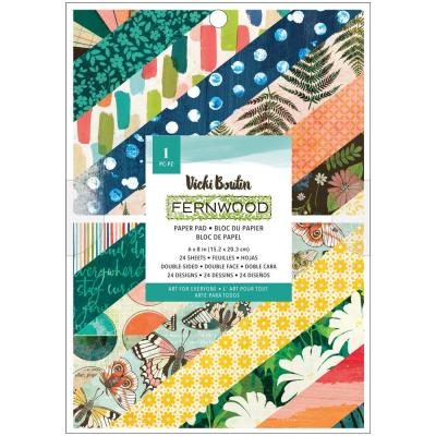 American Crafts American Crafts Fernwood Designpapier - Paper Pad