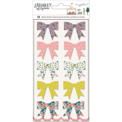 American Crafts Maggie Holmes Market Square Embellishments - Paper Bows