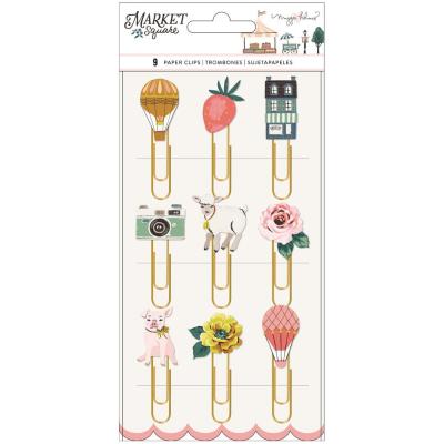 American Crafts Maggie Holmes Market Square Embellishments - Epoxy Paper Clips