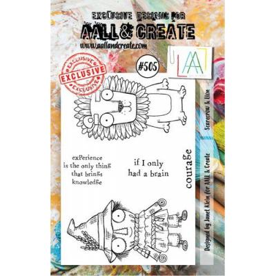 AALL & Create Clear Stamps Nr. 505 - Scarecrow & Lion